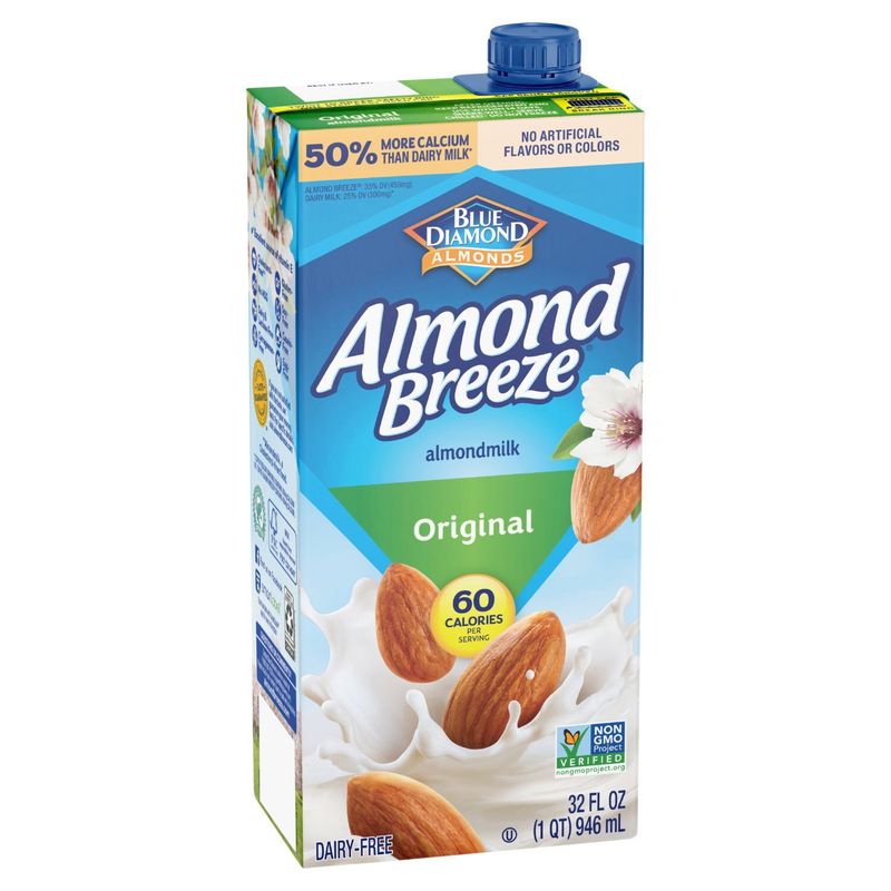 Blue Diamond Almonds Almond Breeze Original Almondmilk, 32 fl oz