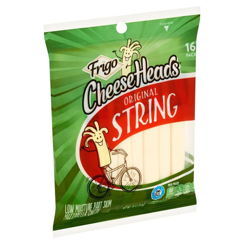 Frigo Cheese Heads Original String Cheese, 16 count, 16 oz