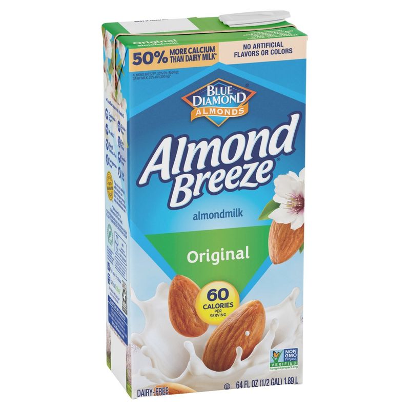 Blue Diamond Almonds Almond Breeze Original Almondmilk, 64 fl oz
