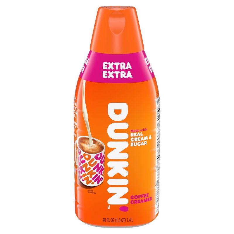 Dunkin' Extra Coffee Creamer, 48 fl oz