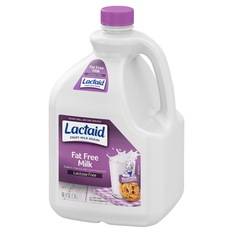 Lactaid Fat Free Milk, 96 fl oz