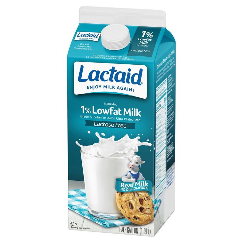 Lactaid 1% Lowfat Milk, half gallon