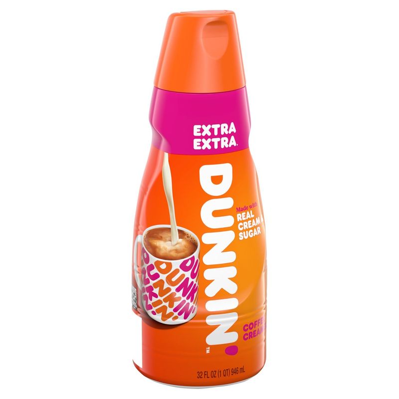 Dunkin' Extra Extra Coffee Creamer, 32 fl oz