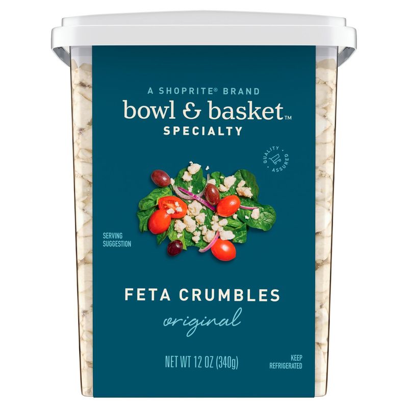 Bowl &amp; Basket Specialty Original Feta Crumbles, 12 oz