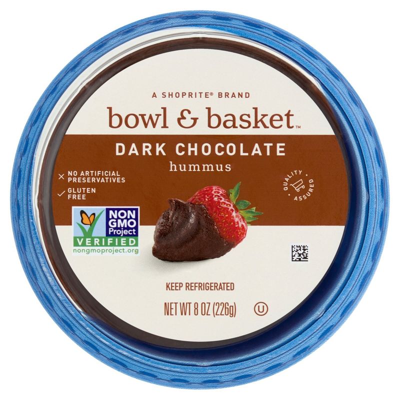 Bowl &amp; Basket Dark Chocolate Hummus, 8 oz