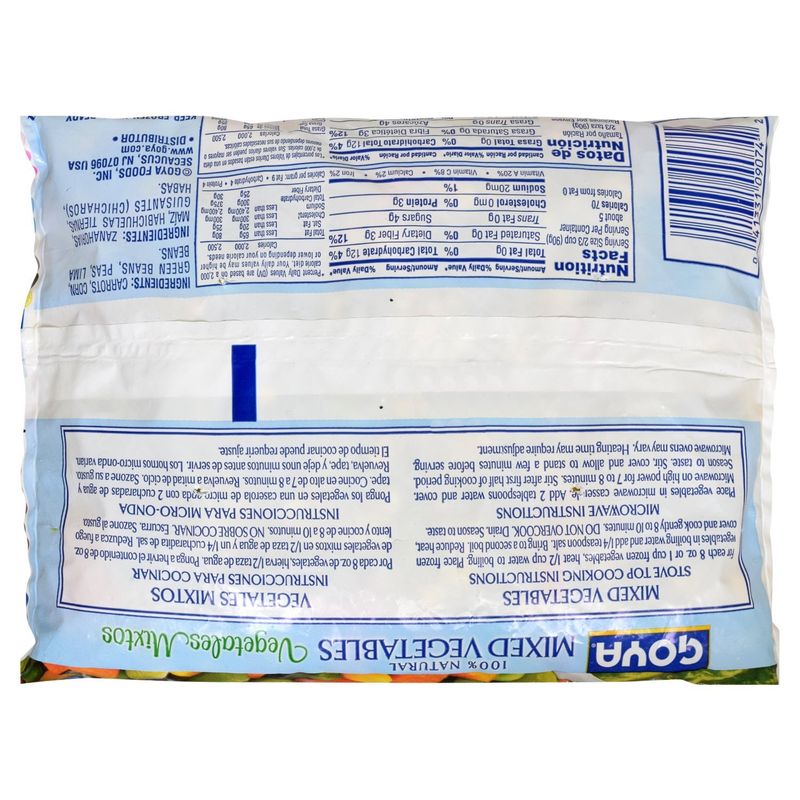 Goya Mixed Vegetables, 16 oz