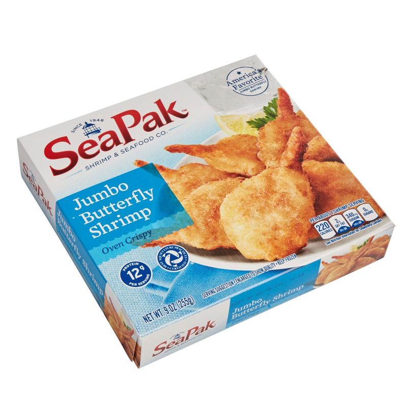 SeaPak Oven Crispy Jumbo Butterfly Shrimp, 9 oz