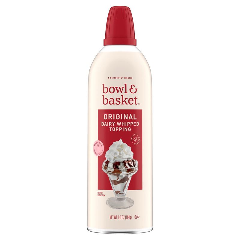 Bowl &amp; Basket Original Dairy Whipped Topping, 6.5 oz
