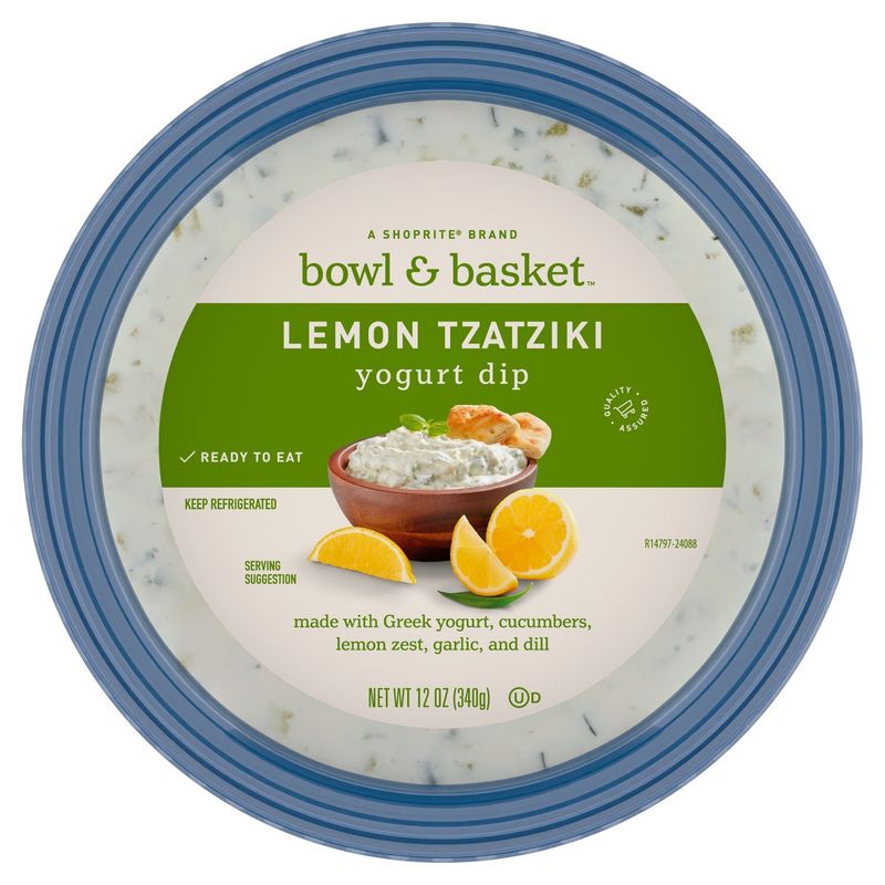 Bowl &amp; Basket Lemon Tzatziki Yogurt Dip, 12 oz