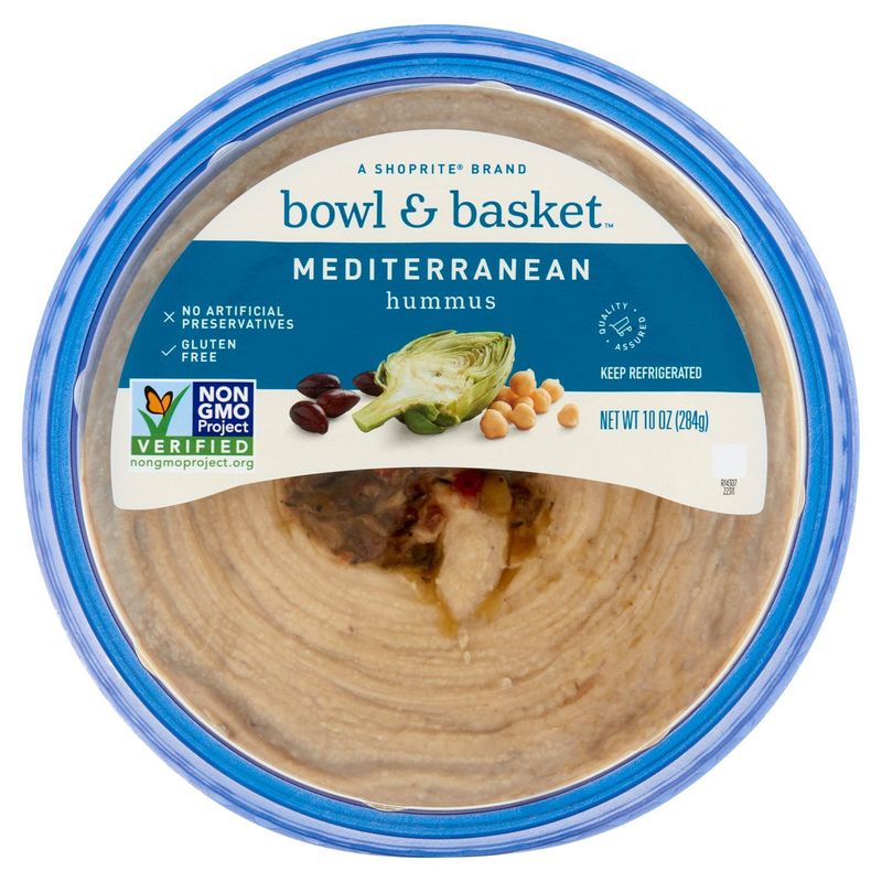Bowl &amp; Basket Mediterranean Hummus, 10 oz