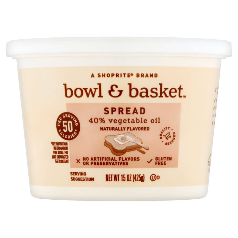 Bowl &amp; Basket 40% Vegetable Oil Spread, 15 oz