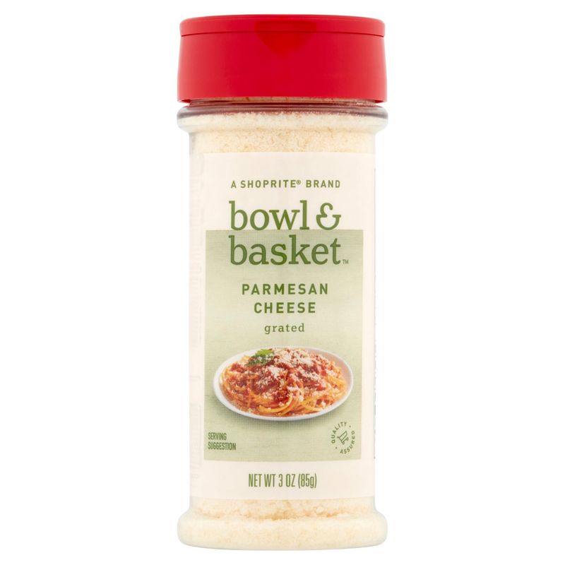 Bowl &amp; Basket Grated Parmesan Cheese, 3 oz