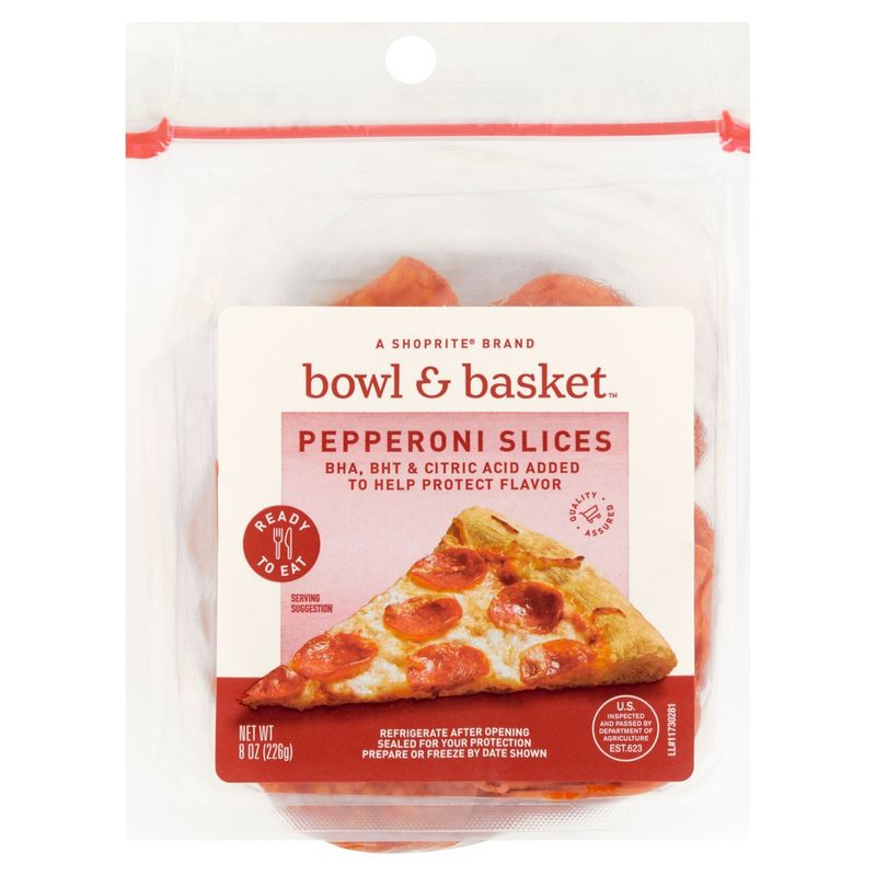 Bowl &amp; Basket Pepperoni Slices, 8 oz
