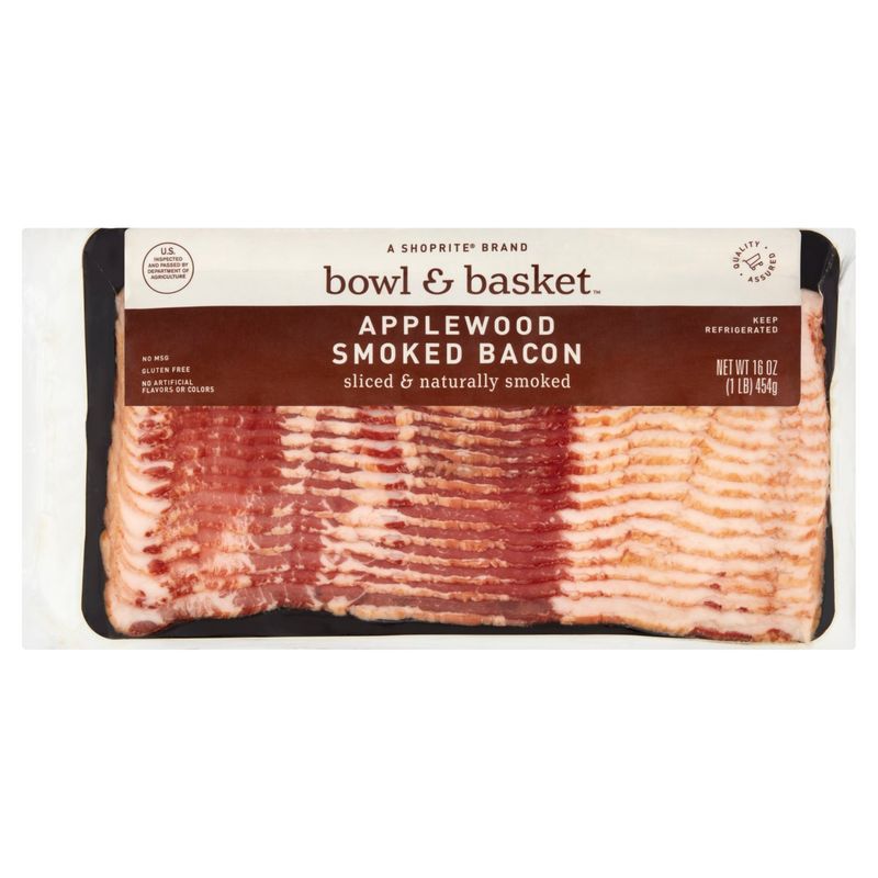 Bowl &amp; Basket Applewood Smoked Bacon, 16 oz