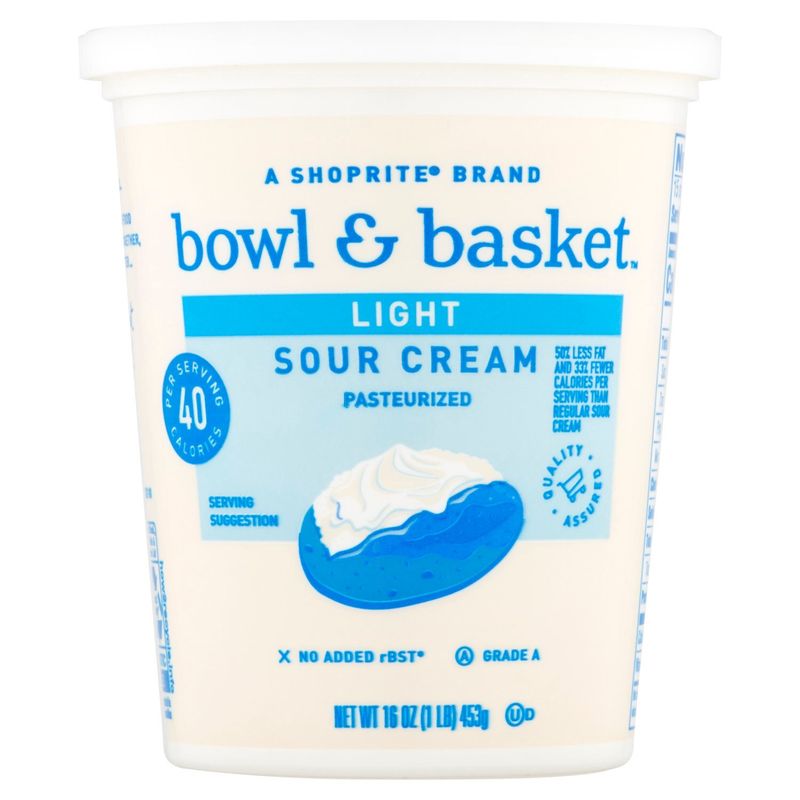 Bowl &amp; Basket Light Sour Cream, 16 oz