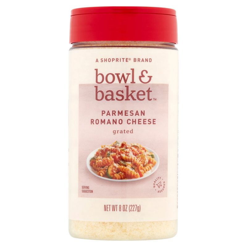 Bowl &amp; Basket Grated Parmesan Romano Cheese, 8 oz