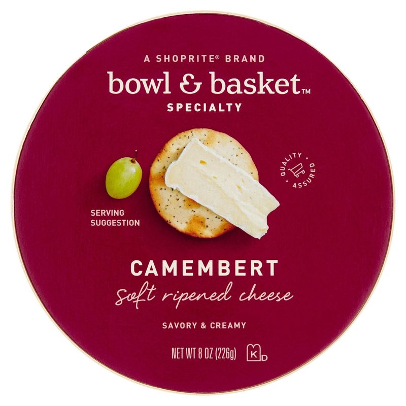 Bowl &amp; Basket Specialty Camembert Soft Ripened Cheese, 8 oz