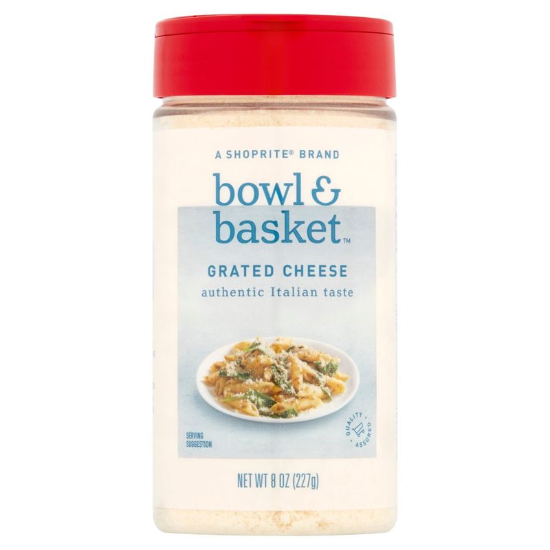 Bowl &amp; Basket Grated Cheese, 8 oz