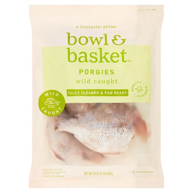 Bowl &amp; Basket Wild Caught Porgies, 32 oz