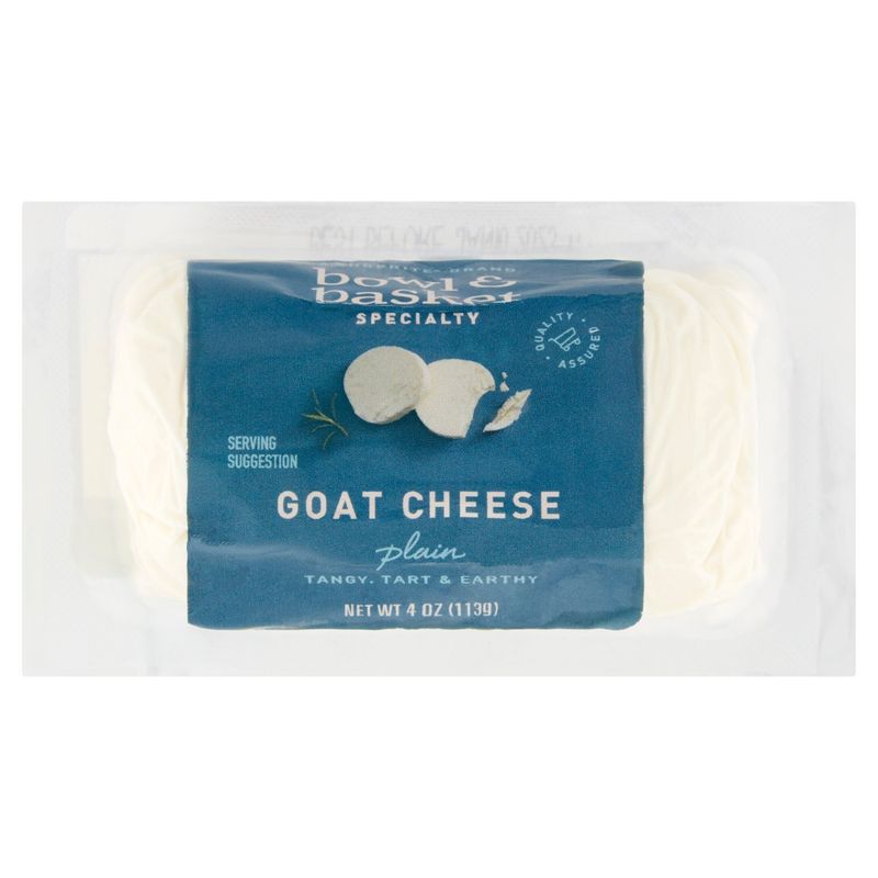 Bowl &amp; Basket Specialty Plain Goat Cheese, 4 oz