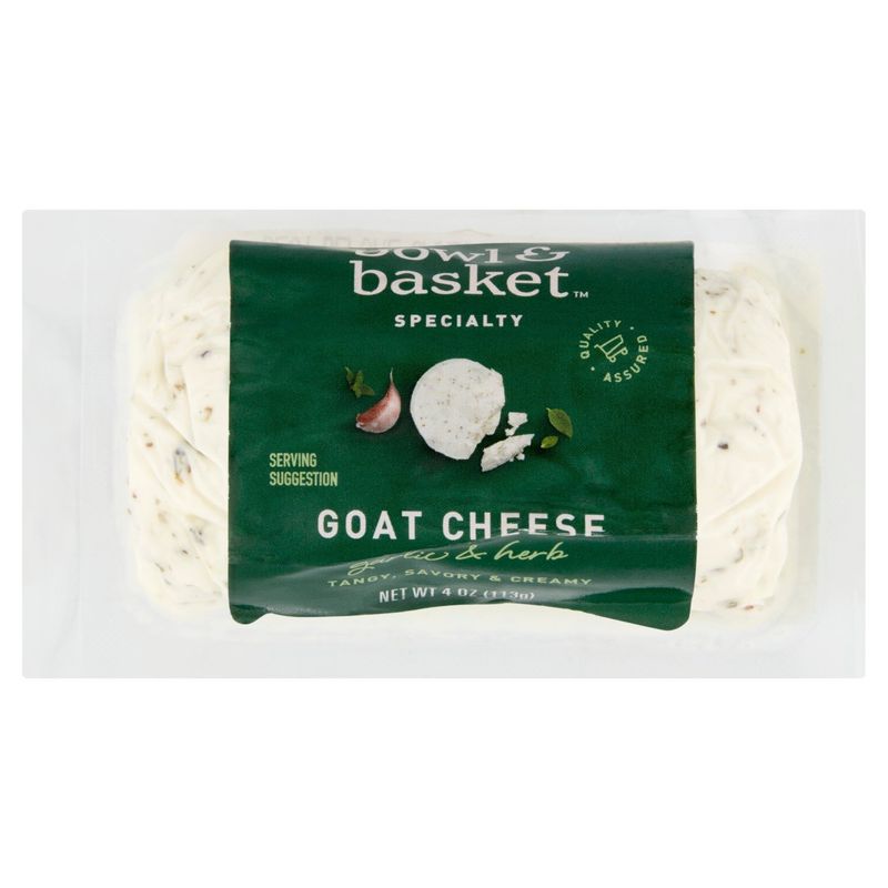 Bowl &amp; Basket Specialty Garlic &amp; Herb Goat Cheese, 4 oz