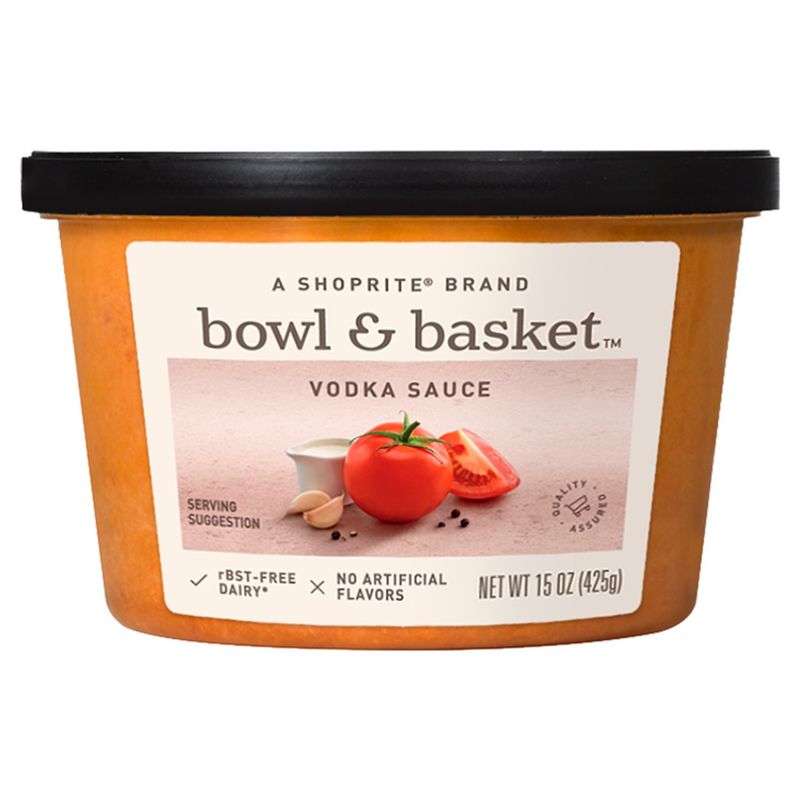 Bowl &amp; Basket Vodka Sauce, 15 oz