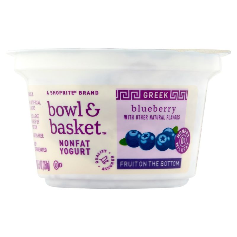 Bowl &amp; Basket Fruit on the Bottom Greek Blueberry Nonfat Yogurt, 5.3 oz
