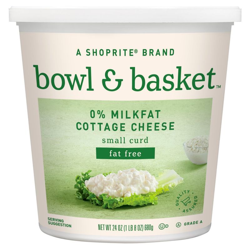 Bowl &amp; Basket Small Curd 0 % Milkfat Cottage Cheese, 24 oz