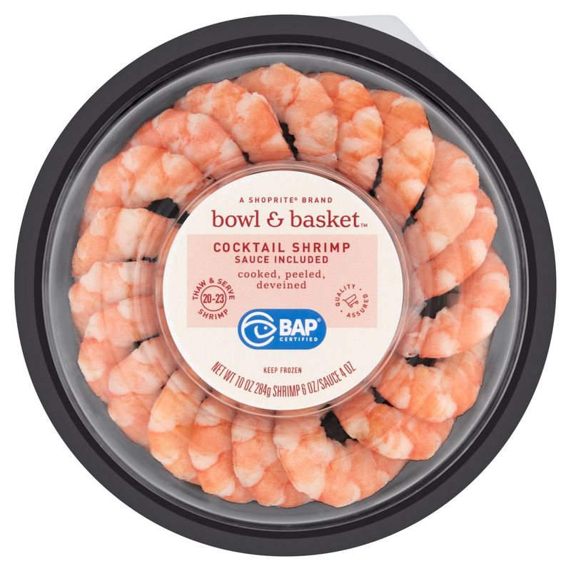 Bowl &amp; Basket Cocktail Shrimp, 10 oz