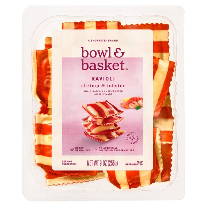 Bowl &amp; Basket Shrimp &amp; Lobster Ravioli, 9 oz