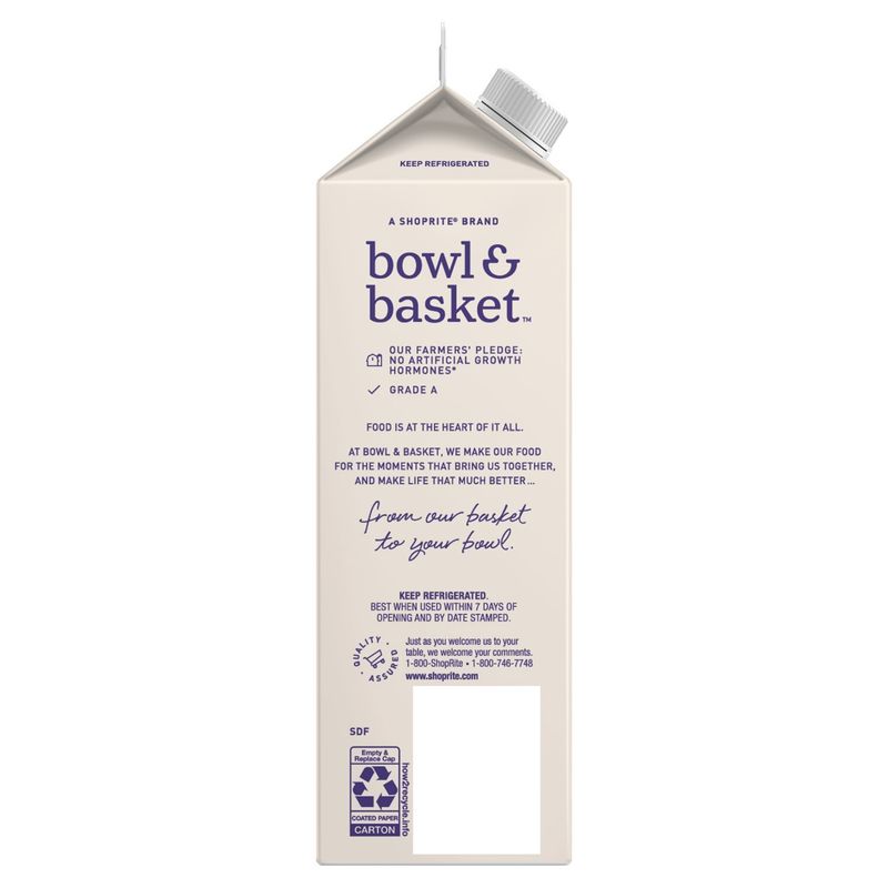 Bowl &amp; Basket Half &amp; Half, one quart