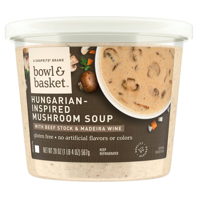 Bowl &amp; Basket Hungarian-Inspired Mushroom Soup, 20 oz
