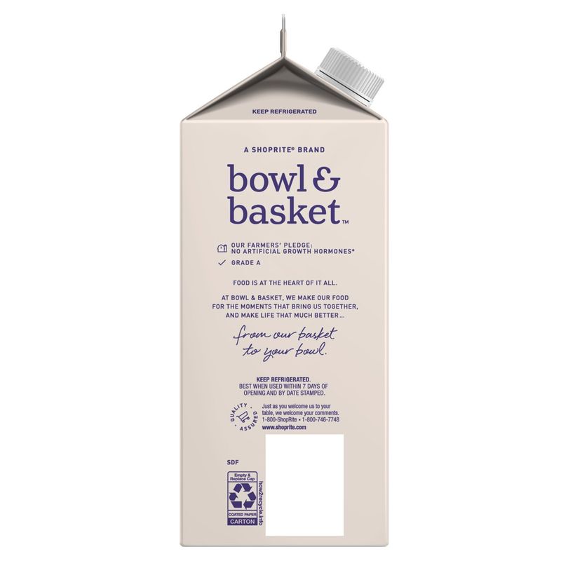 Bowl &amp; Basket Half &amp; Half, half gallon