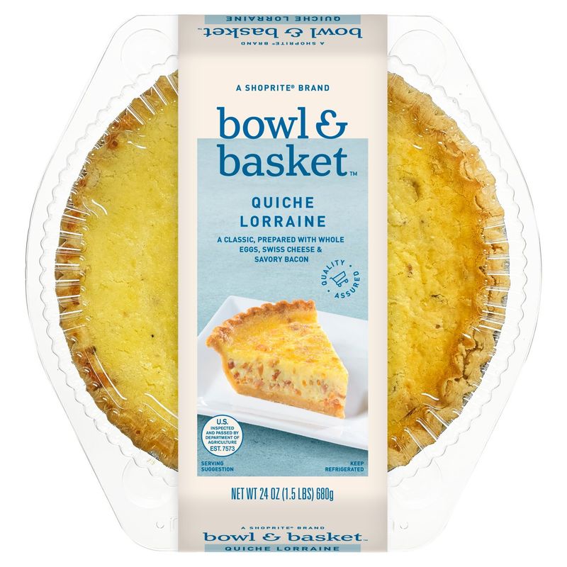 Bowl &amp; Basket Quiche Lorraine, 24 oz