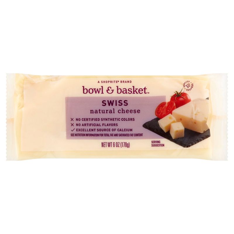 Bowl &amp; Basket Swiss Natural Cheese, 6 oz