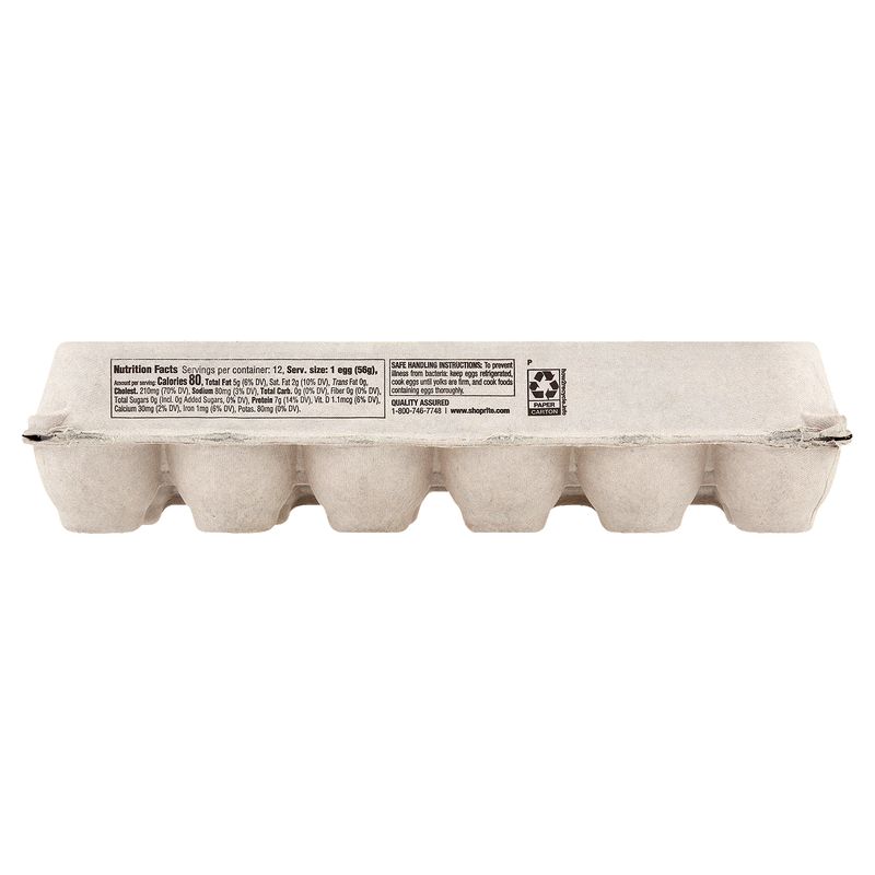 Bowl &amp; Basket Extra Large White Eggs, 12 count, 27 oz