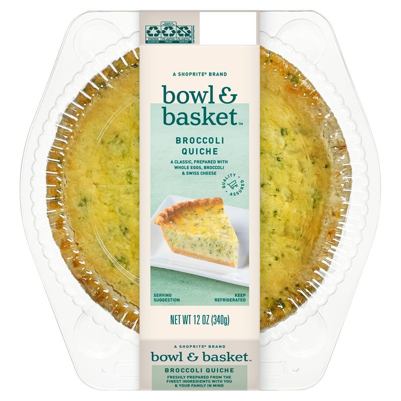 Bowl &amp; Basket Broccoli Quiche, 12 oz
