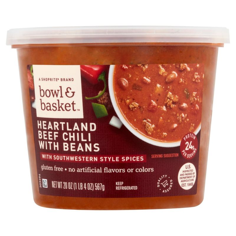 Bowl &amp; Basket Heartland Beef Chili with Beans, 20 oz