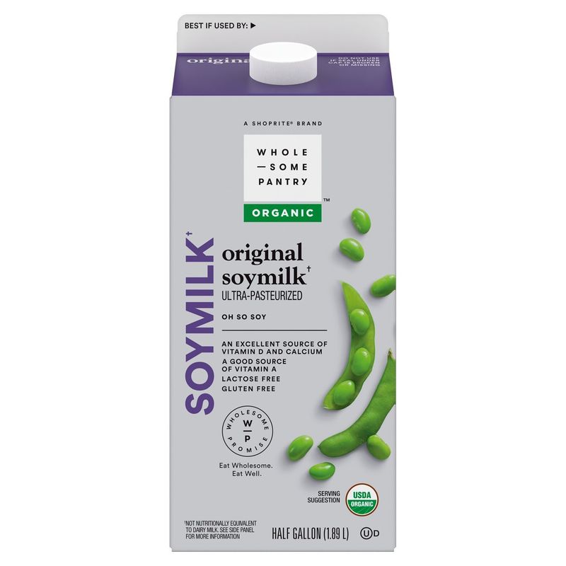 Wholesome Pantry Organic Original Soymilk, half gallon