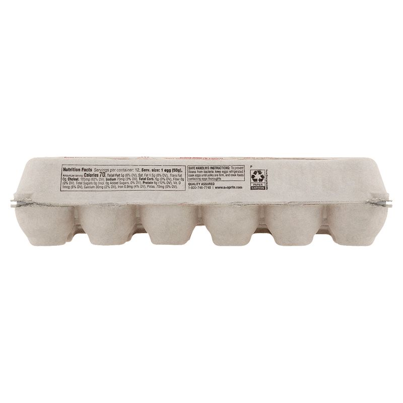 Bowl &amp; Basket Fresh White Eggs, Large, 12 count, 24 oz