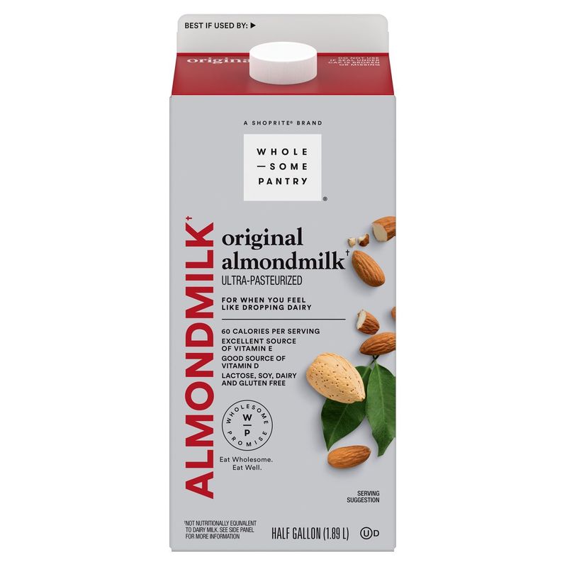 Wholesome Pantry Original Almondmilk, half gallon
