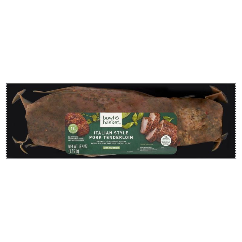Bowl &amp; Basket Italian Style Pork Tenderloin, 18.4 oz