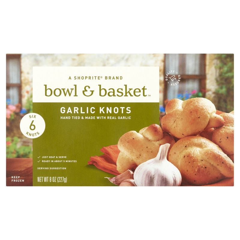 Bowl &amp; Basket Garlic Knots, 6 count, 8 oz
