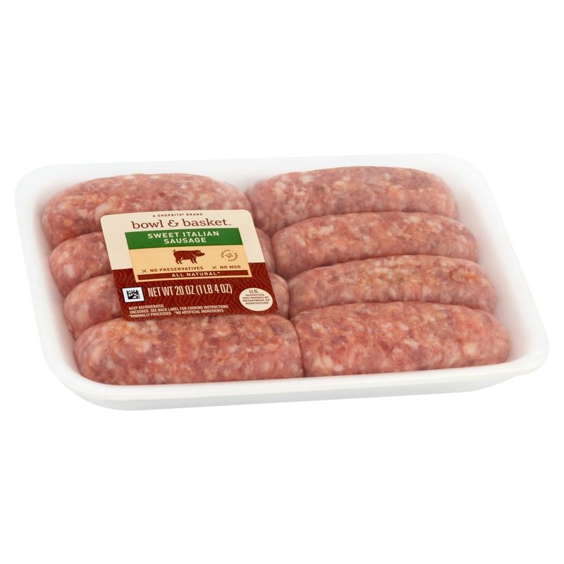 Bowl &amp; Basket Sweet Italian Sausage, 20 oz