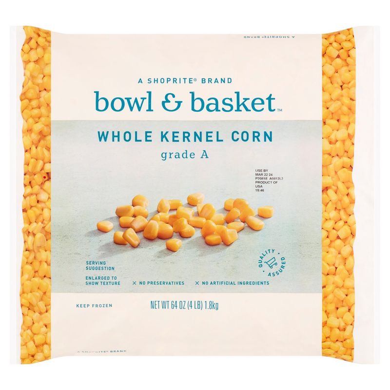 Bowl &amp; Basket Whole Kernel Corn, 64 oz
