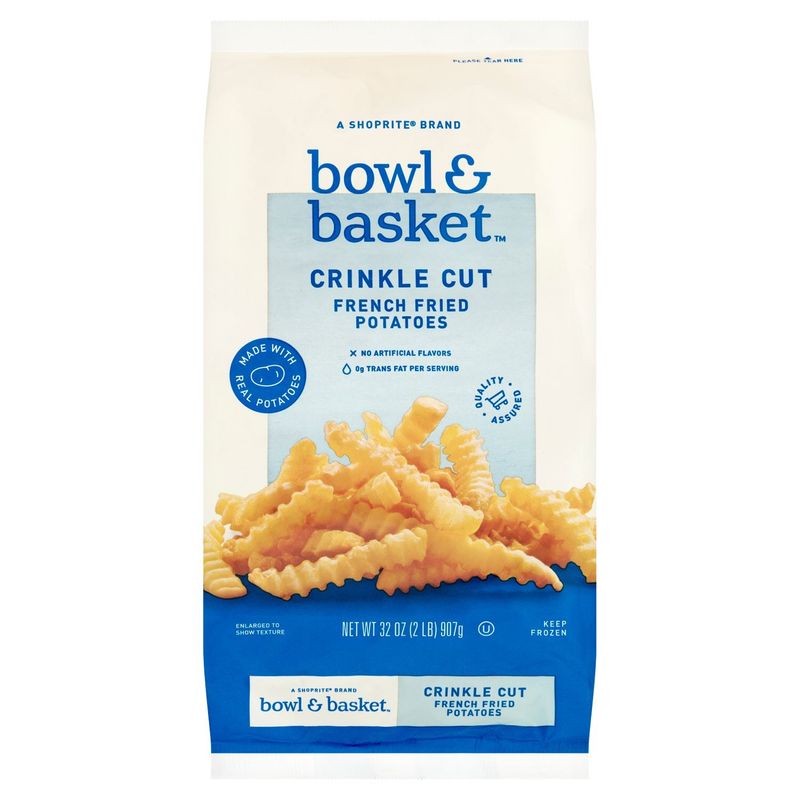 Bowl &amp; Basket Crinkle Cut French Fried Potatoes, 32 oz