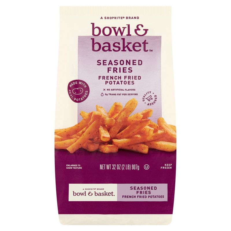 Bowl &amp; Basket French Fried Potatoes Seasoned Fries, 32 oz