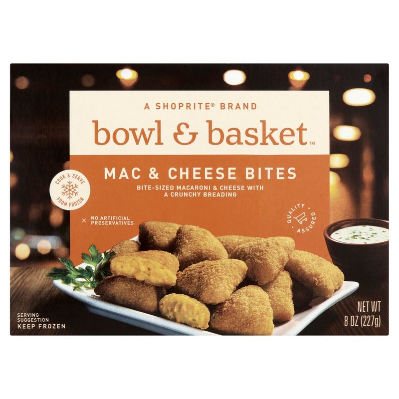 Bowl &amp; Basket Mac &amp; Cheese Bites, 8 oz