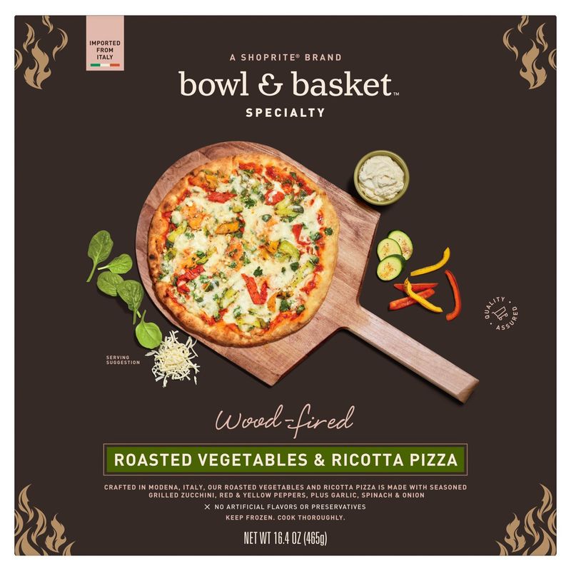 Bowl &amp; Basket Specialty Roasted Vegetables &amp; Ricotta Pizza, 16.4 oz