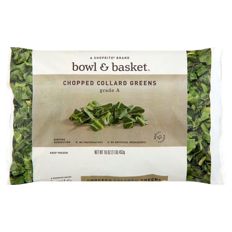 Bowl &amp; Basket Chopped Collard Greens, 16 oz